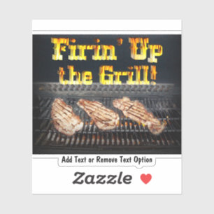 Pegatina Steaks on the Grill