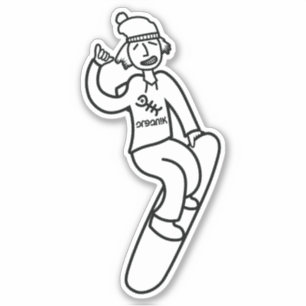 Pegatina Steezy Boarder