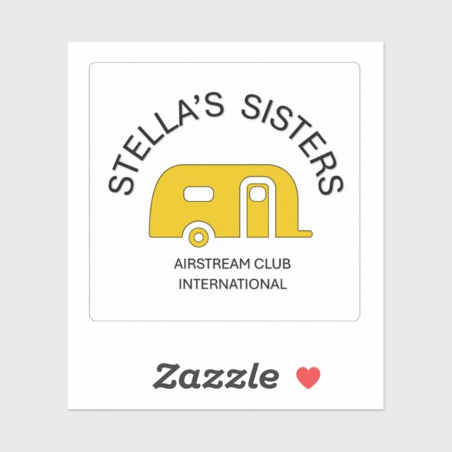 Pegatina Stella's Sisters Extra Small Square Vinyl Sticker (Hoja)