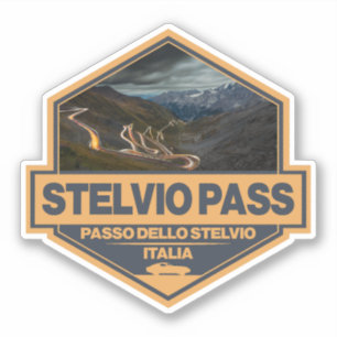 Pegatina Stelvio Pass Passo Dello Stelvio