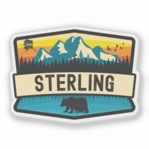 Pegatina Sterling, Alaska