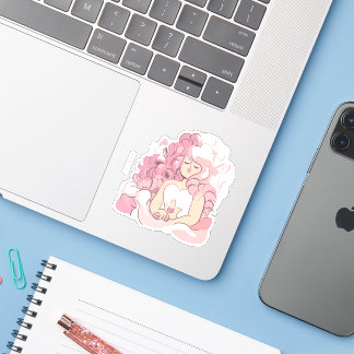 Pegatina Steven Universe | Rosa de Ilustracion de cuarzo