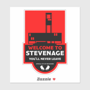 Pegatina Stevenage Reino Unido Hertfordshire