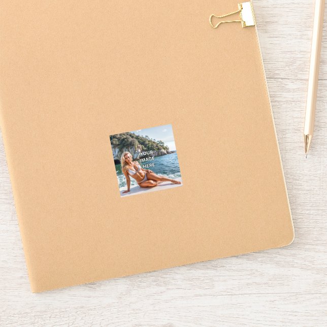 Pegatina STICK! ✨ Custom Vinyl Sticker Gloss   (Libreta)