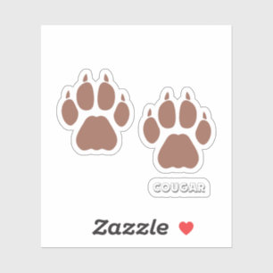 Pegatina sticker custom cougar