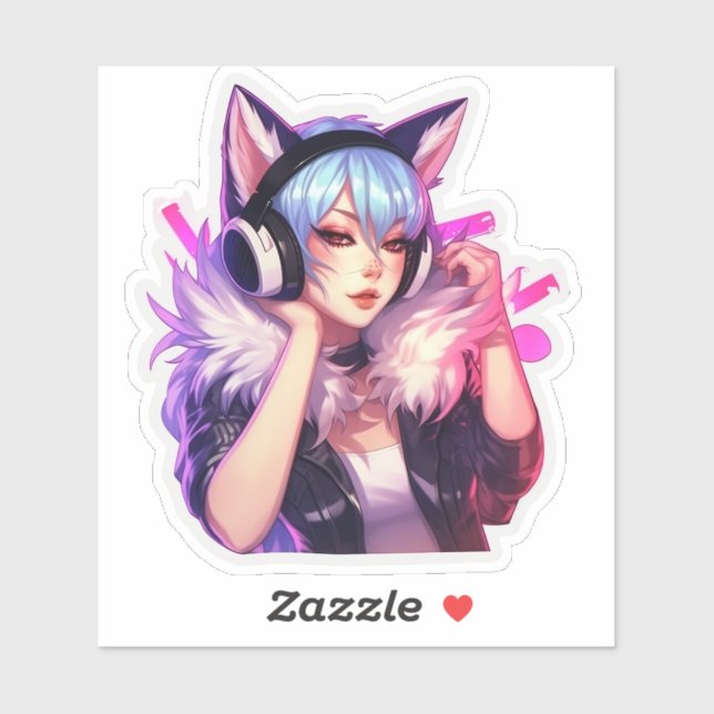 Pegatina Sticker Nocturnal Dance (Hoja)