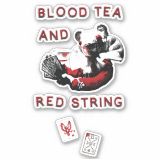 Pegatina Sticker of Mouse from Blood Tea and Red String