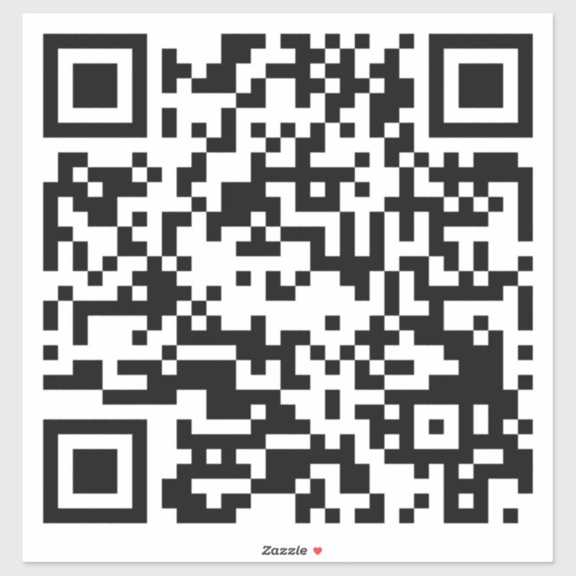 Pegatina sticker qr code (Hoja)
