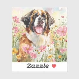 Pegatina Sticker – Saint Bernard Die-Cut Sticker