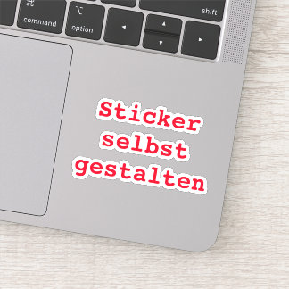 Pegatina Sticker selbst gestalten