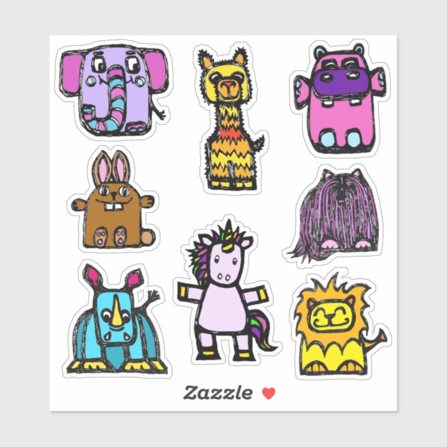 Pegatina Sticker Sheet 6x6 "the alphabet book" (Matte) (Hoja)