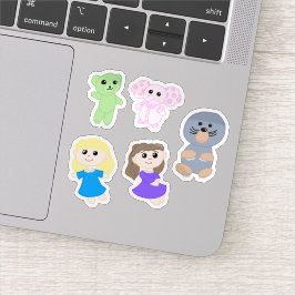 Pegatina Sticker Sheet - Samantha, Stacy & Friends