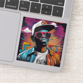 Pegatina Sticker - Street graffiti art RAP and Hip Hop