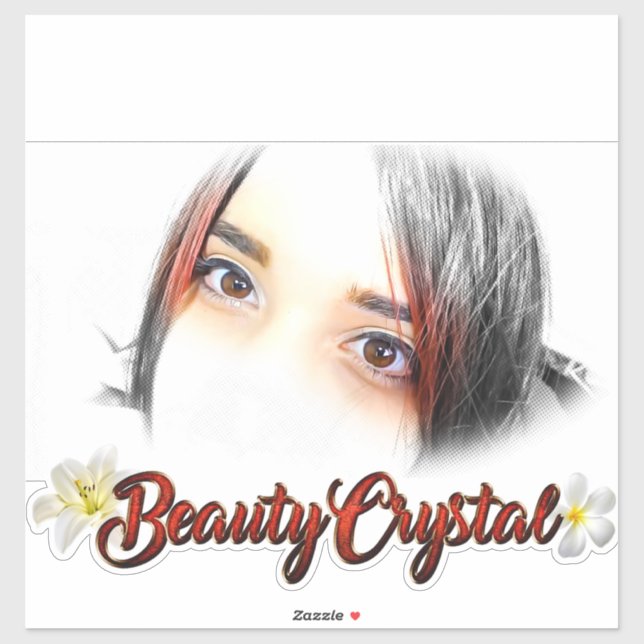 PEGATINA STICKERS BEAUTYCRYSTAL (Hoja)