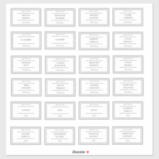 Pegatina Stickers marque place Mariage