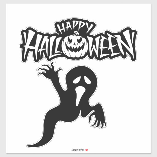 Pegatina Stickers personnalisés Happy Halloween (Hoja)