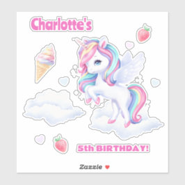 Pegatina Stickers to a magical birthday party.