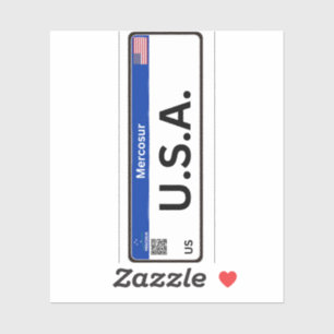 Pegatina Stickets USA Mercosur