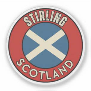 Pegatina Stirling, Escocia