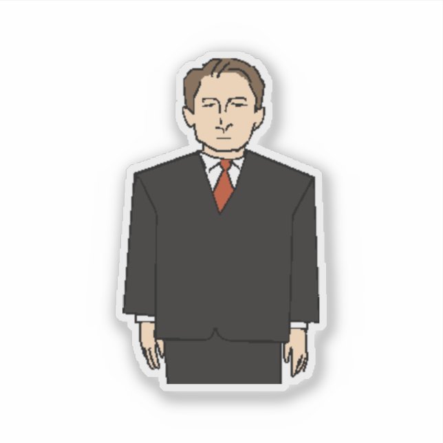 Pegatina Stoic Al Gore (Anverso)