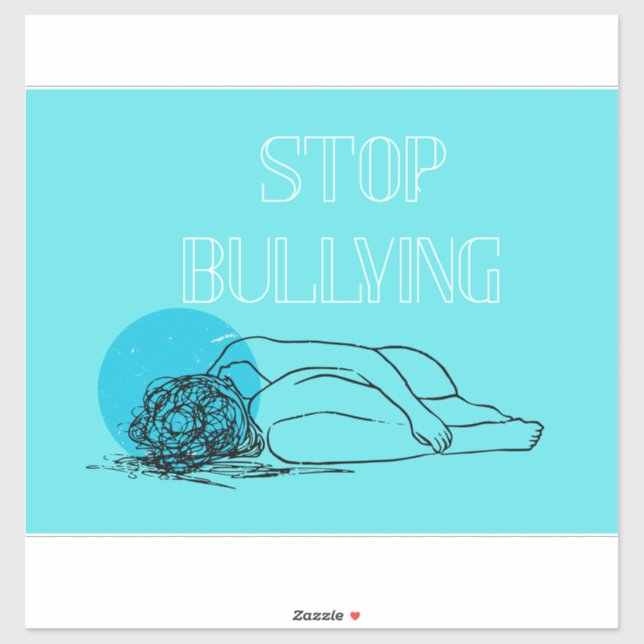 Pegatina Stop Bullying Sticker (Hoja)