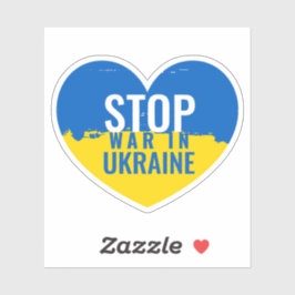 Pegatina Stop War in Ukraine