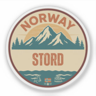 Pegatina Stord, Norge Noruega