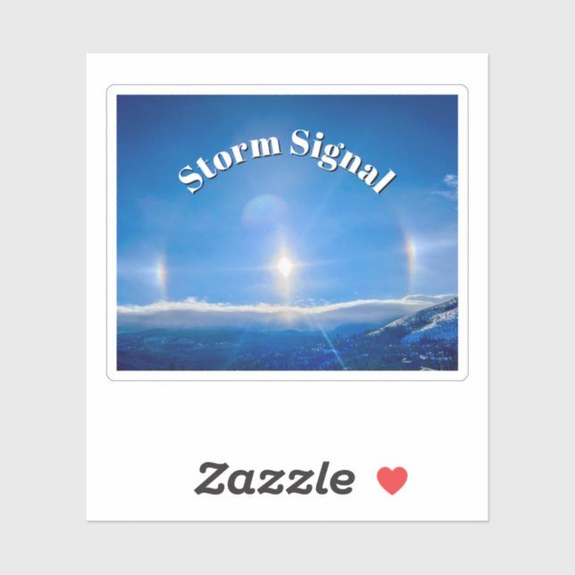 Pegatina Storm Signal Sundog (Hoja)
