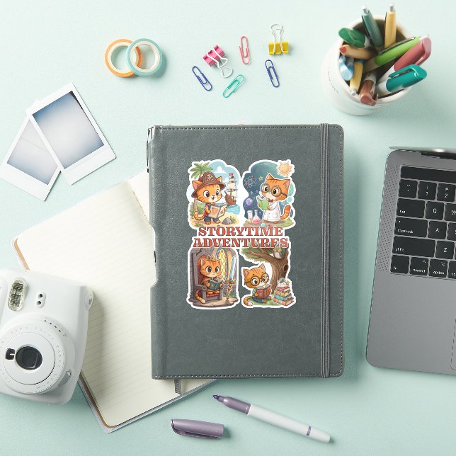 Pegatina Storytime Adventures – A Journey Through Books (Funda para iPad)