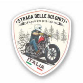 Pegatina Strada Stale 48 delle Dolomiti 1