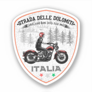 Pegatina Strada statale 48 delle Dolomiti