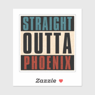 Pegatina Straight Outta Phoenix Arizona AZ USA