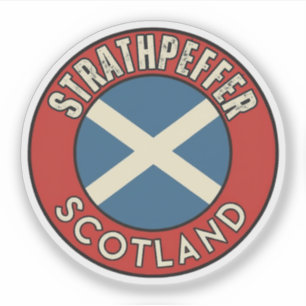 Pegatina Strathpeffer, Escocia
