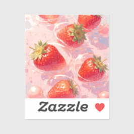 Pegatina Strawberry Splash
