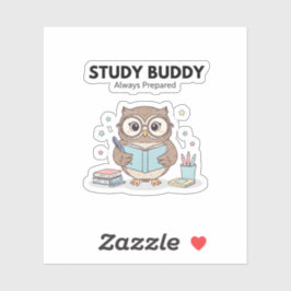 Pegatina Study Owl Sticker – Cute Study Buddy Always