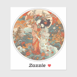 Pegatina Su amor, su camino