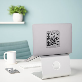 Pegatina Su código QR de empresa