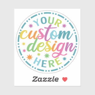 Pegatina Su diseño personalizado aquí Unisex Merch