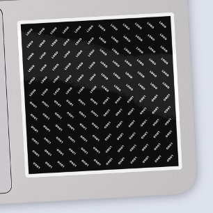 Pegatina Su logotipo o imagen cargados   Patten moderno