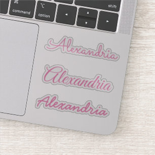 Pegatina Su nombre Versiones manuscritas manuscritas manusc