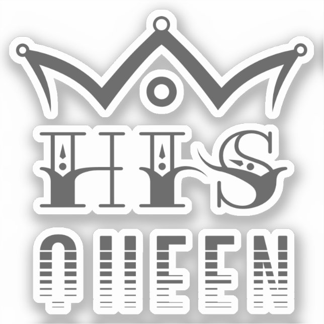 Pegatina Su Reina (Anverso)