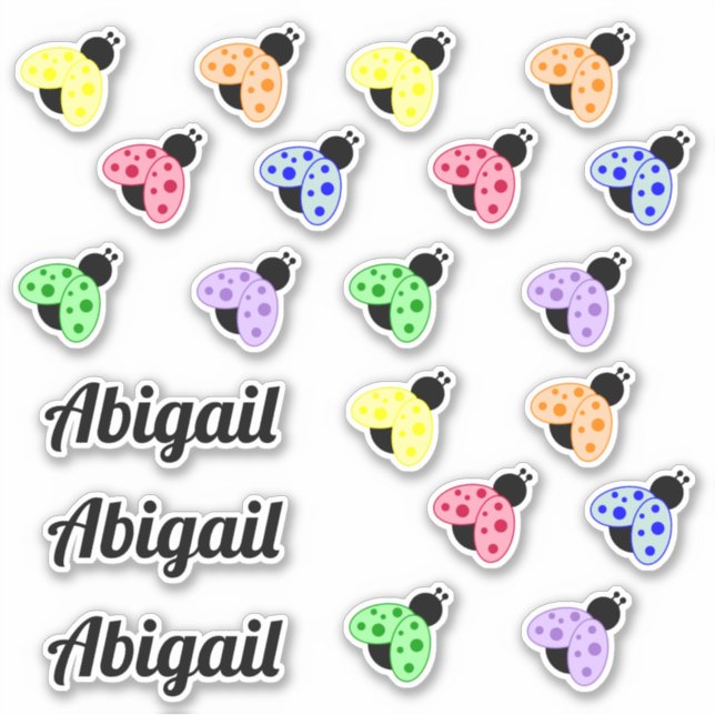 Pegatina Subprocesos de colores múltiples (Anverso)