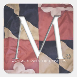 Pegatina subterráneo oficial de Maryland