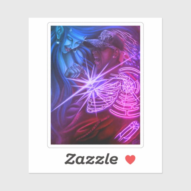 Pegatina Succubus (Hoja)