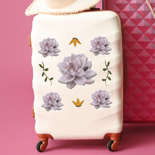 Pegatina Suculento de lavanda suave Echeveria de mano