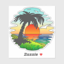 Sueño paraíso tropical de atardecer, playa exótica