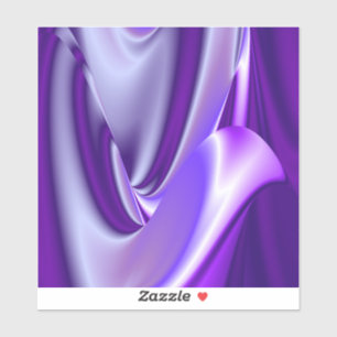 Pegatina Sueños del arcoiris de flores moradas