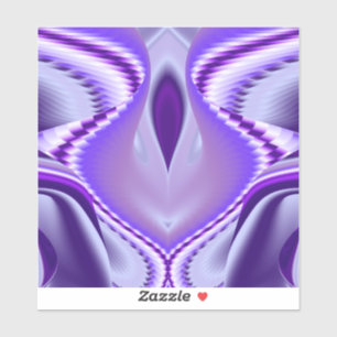 Pegatina Sueños del arcoiris de flores moradas