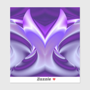 Pegatina Sueños del arcoiris de flores moradas