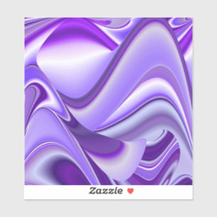 Pegatina Sueños del arcoiris de flores moradas